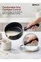 Milk Pan 16CM AMP16GE Aluminium Granite Non-Stick PFOA Free Glass Lid Bakelite Handle Cooktop - 5