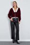 Collar and Hem Lace-Up Knitwear Cardigan - 4