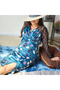 Women's Green Polka dot Dress - 2