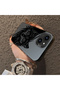 iPhone 13 Mini Compatible Hard Acrylic Back Silicone Edge Lens Protection Case Wolf - 4
