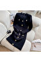 Women's Black Bodycon Long sleeve Mini Dress - 4