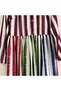 Women's Red Multicolor Striped Long sleeve Maxi Dress - 3