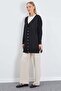 V-Neck Cardigan with Sleeve Button Detail - 6