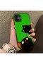 iPhone 12 Mini Compatible Hard Acrylic Back Silicone Edge Lens Protection Case Cat - 2