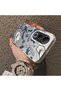 Vivo V50 Lite 4G/5G Compatible Hard Acrylic Back Silicone Edge Lens Protection Case - 4