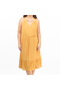 Women's Yellow Midi Dress - 2