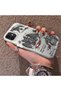 iPhone 12/12 Pro Compatible Hard Acrylic Back Silicone Edge Lens Protection Case Dragon - 3