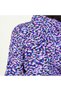 Women's Purple Floral Long sleeve Midi Dress - 2