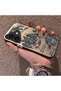 iPhone 16 Plus Compatible Hard Acrylic Back Silicone Edge Lens Protection Case Dragon - 3