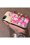 iPhone 7/8/Se 2020 2022 Compatible Pinkie Pie Multiple Face Expression Printed Hard Acrylic Back Soft Silicone Frame Case - 4