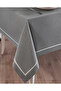 Buldan Linen Tablecloth-Anthracite - 2