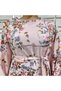 Women's Floral Round neck Long sleeve Maxi Dress - 5