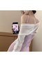 Women's Pink Plaid Spaghetti straps Mini Dress - 6