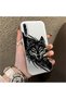 Samsung Galaxy A50/A50S/A30S Compatible Hard Acrylic Back Silicone Edge Lens Protection Case Wolf - 2