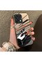 Oppo F31 Compatible Stylish Racing Car Pattern Acrylic Back Panel Silicone Edge Shock Absorbing Case - 2
