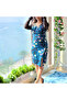 Women's Green Polka dot Dress - 6