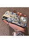 iPhone X/Xs Compatible Hard Acrylic Back Silicone Edge Lens Protection Case - 3