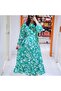 Women's Floral Maxi Dress - 5