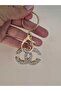 Gold Color Stone Stylish Keychain - 2