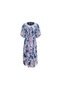 Women's Floral Round neck Midi Dress - 6