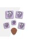 Pine Cone Polymer Clay Cutting Mold, Earring Mold, Cookie Mold, Ceramic Mold, 5 Sizes, No: 627