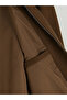 Ozmarka New Season Brown Regular Fit Shirt Collar Men's Cashmere Coat - 8
