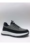 Genuine Leather Gray Nubuck Smart Lace-Up Lightweight Faylon Sole Comfortable Men's Shoes - 2