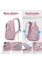 Teen Child Casual Backpack High Middle School Daypack Women Daily Travel Laptop Bag (Black) - 3