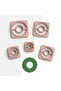 Christmas Wreath Polymer Clay Cutting Mold, Earring Molds, Jewelry Mold, 5 Sizes, Ceramic Mold, No:554