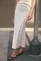 Light Beige Satin Skirt - 2