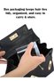 100pcs Small Hair Ties Band for Thick and Curly Hair Ponytail Holders Soft & Seamless Baby Hair Ties, Hair Elastic Band for Women or Baby Girls With Box- Black - 3