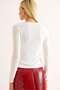 Women's Side Buckle Blouse White - 5