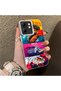 Stylish Case for Infinix Smart 9 Gtr Racing Car Themed Hard Acrylic Back Soft Silicone Edge Shockproof Case - 2