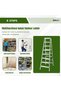 Aluminium Step Ladder - 8+8 Double Side Foldable Ladder | Anti-Slip Step Ladder for Home, Kitchen, Garden, Office | Lightweight, Portable Aluminium Ladder for Indoor and Outdoor Use (Silver) - 3