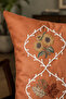 Premium Embroidered Cushion Cover - 43*43 cm - Bronze Autumn - Pnk001 - 2
