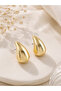 Curved Water Drop Earrings