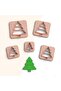 Christmas Tree Polymer Clay Cutting Mold, Earring Molds, Cookie Mold, 5 Sizes, Ceramic Mold, N:542