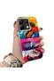 Stylish Case for Xiaomi Poco X6 Gtr Racing Car Themed Hard Acrylic Back Soft Silicone Edge Shockproof Case