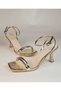 Women's Leopard Summer Heeled Shoes Thin Heels