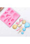 Silicone Candle Mold Candy Dough Mold - 6