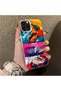 iPhone 15 Pro Max Gtr Racing Car Themed Stylish Case Hard Acrylic Back Soft Silicone Edge Shockproof Case - 3