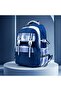 Girl's plaid detail school backpack – multi-compartment, adjustable straps - 3
