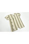 Short Sleeve Double Breasted 100% Cotton Baby Romper - 4