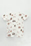 Short Sleeve Double Breasted 100% Cotton Baby Romper
