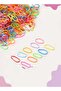 BREEZY 1500 Pcs Colorful Mini Elastic Hair Ties – Soft Rubber Bands for Baby Girls & Kids | No Pull Ponytail Holders | Gentle, Durable Polybands - 3
