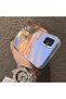 Samsung Galaxy A51 4g Compatible Sunset Seaside Scenery Printed Acrylic Back Silicone Edge Phone Case - 4