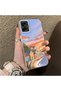 Samsung Galaxy A06 4G/5G Compatible Sunset Seaside Scenery Printed Acrylic Back Silicone Edge Phone Case - 2