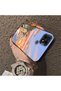 Realme C21 Compatible Sunset Beach Scenery Printed Acrylic Back Silicone Edge Phone Case - 4
