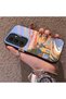 Samsung Galaxy S25 Fe Compatible Sunset Beach Scenery Printed Acrylic Back Silicone Edge Phone Case - 3