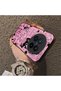 Vivo X300 Pro Compatible Pink Horror Movie Mask Patterned Acrylic Back Silicone Edge Phone Case - 4